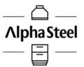 alpha steel kitchen cabinet brand logo wordmark style removebg preview